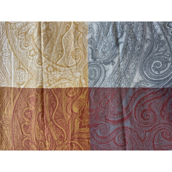 Williams Sonoma French Jacquard Tablecloth 70x108 Fall Harvest Thanksgiving EUC - Picture 5 of 9